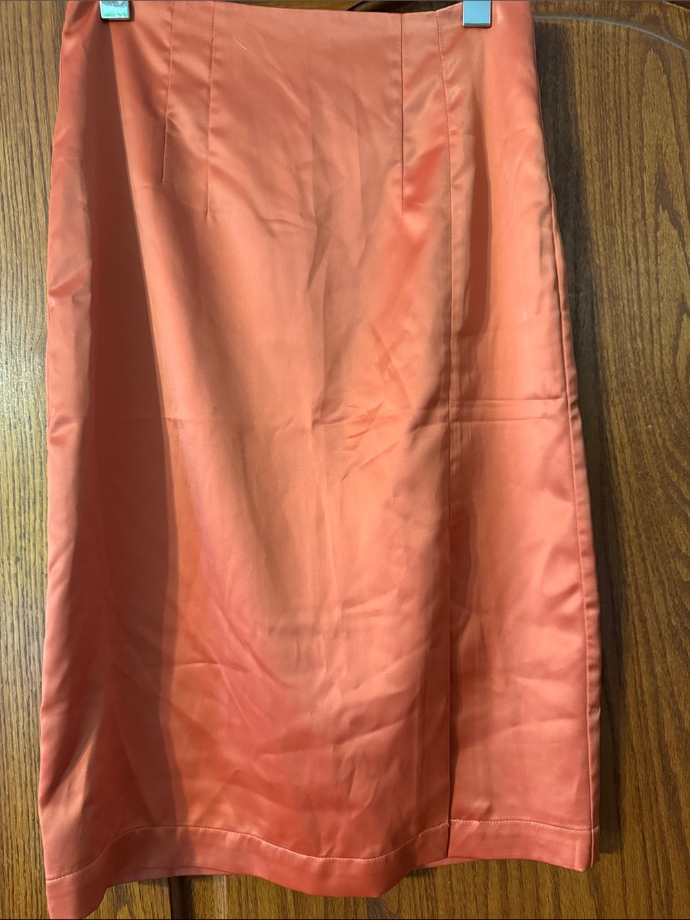 Tristan Coral Midi Skirt